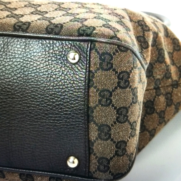Gucci Monogram Tote Dark Brown - Picture 8 of 12